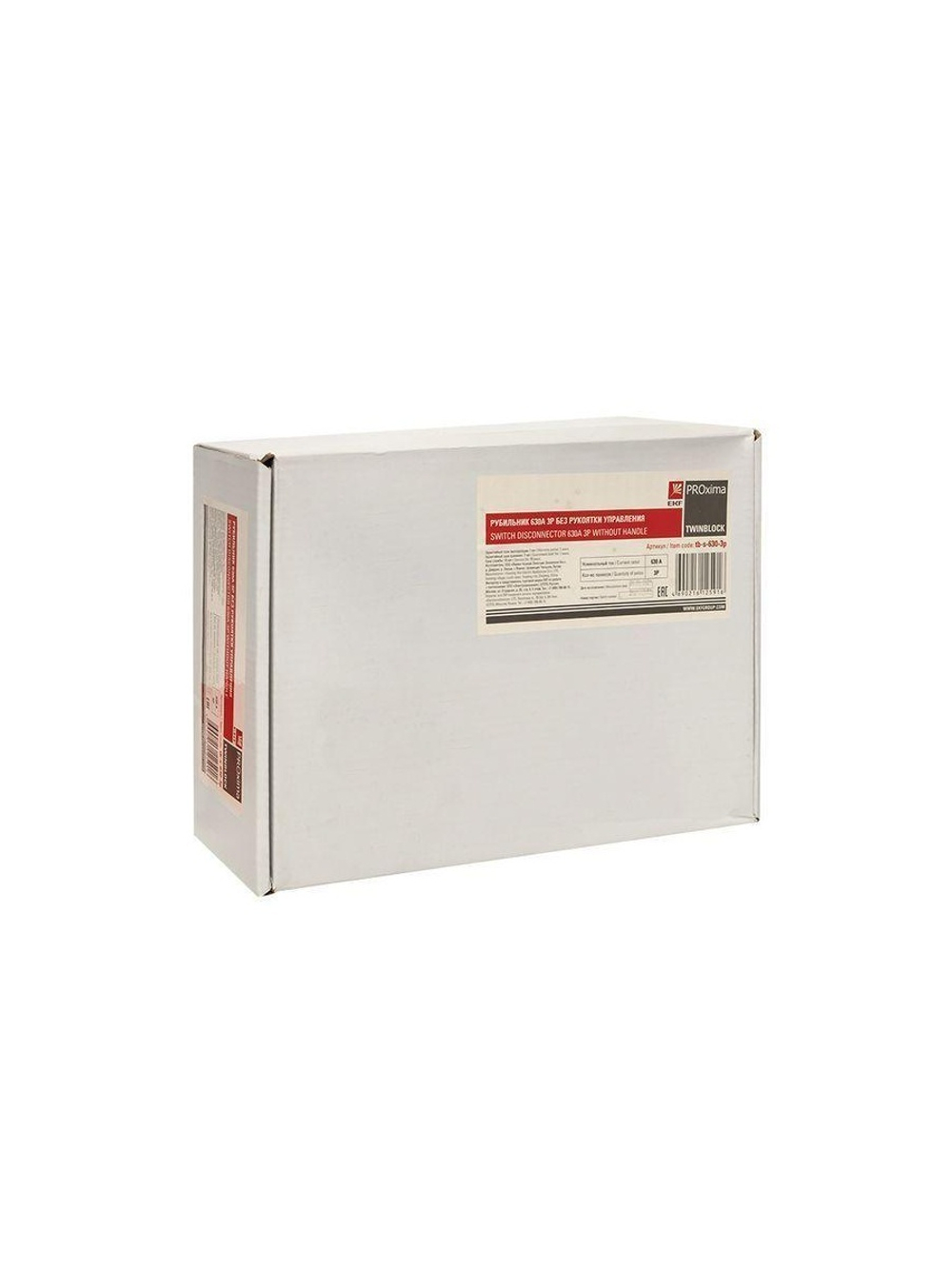 Рубильник 3п 630А без рукоятки управления TwinBlock PROxima EKF tb-s-630-3p