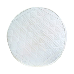 Набор постельных принадлежностей для круглой кроватки (d=75 см), белый
