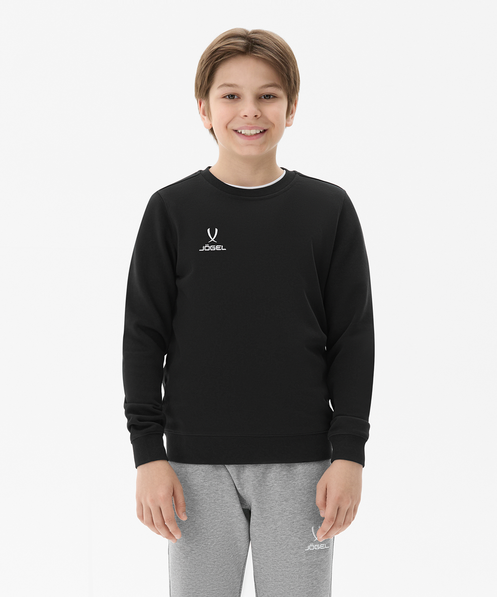 Свитшот ESSENTIAL Sweatshirt, черный, детский