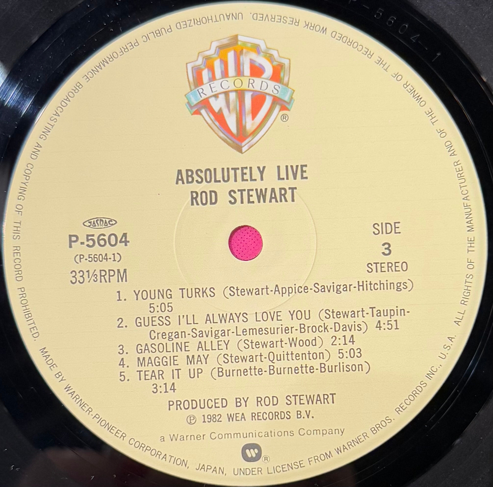 Виниловая пластинка Rod Stewart ‎– Absolutely Live 2LP