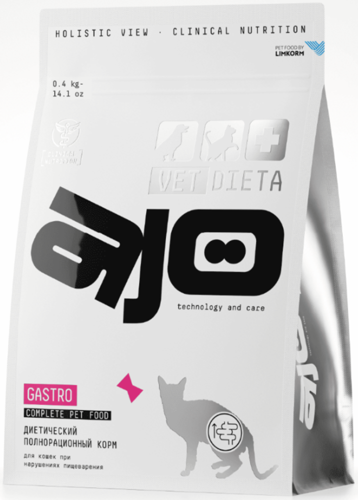 AJO 400г. VET Dieta, Gastro для кошек