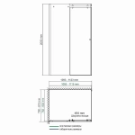 Душевой уголок WasserKRAFT Vils 56R14 110х80 стекло прозрачное/профиль серебро