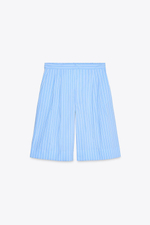 Шорты в полоску с защипами — zw collection