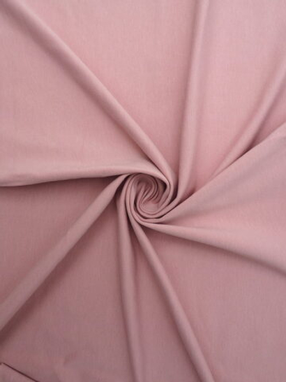 Кулирка пудровая хлопковая с лайкрой отрезами