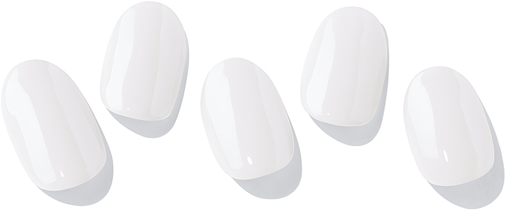 ohora Gel Nail Sticker N Clean White - наклейки для ногтей, 1 шт.