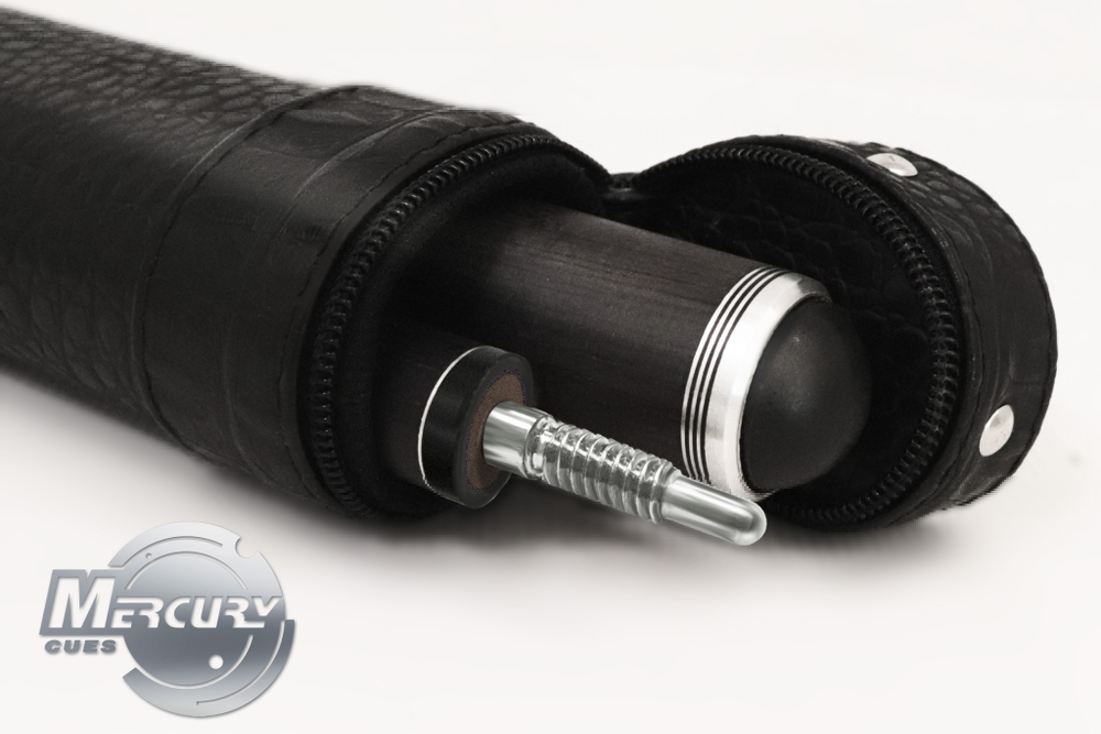 Тубус на 1 кий Perfect (1 карман) (черный crocodile (№606))