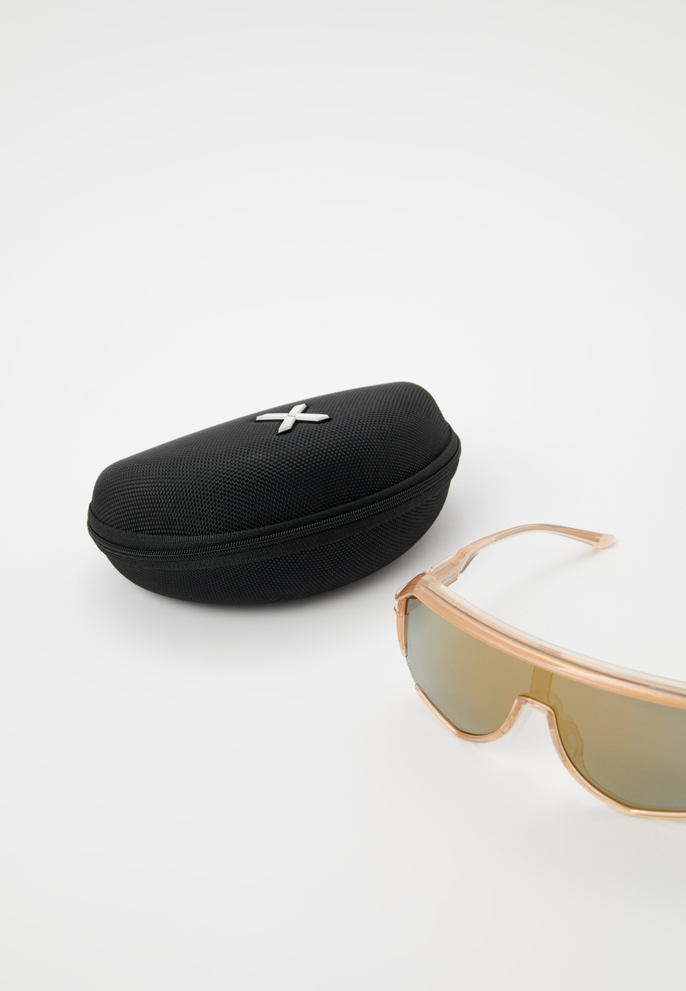 Спортивные очки HILX Newblood Shiny Crystal Orange / Gold Mirror Lens