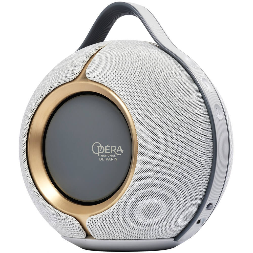 Портативная акустика Devialet Mania Opera de Paris, светло-серый/золото