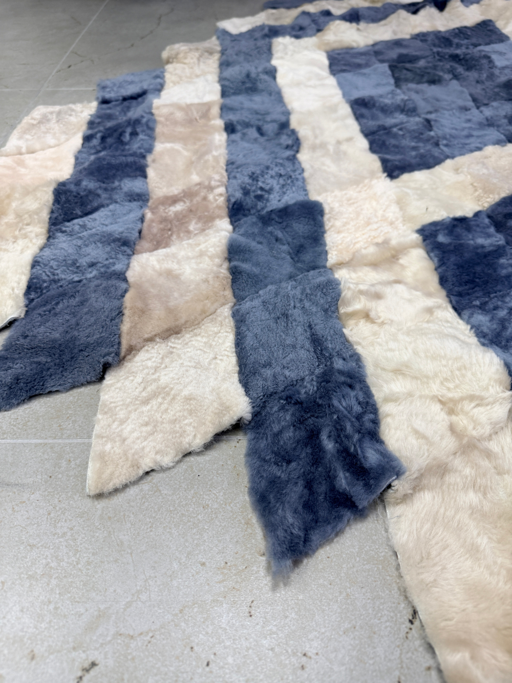 Меховой Коврик прикроватный накидка на кресло из овчины