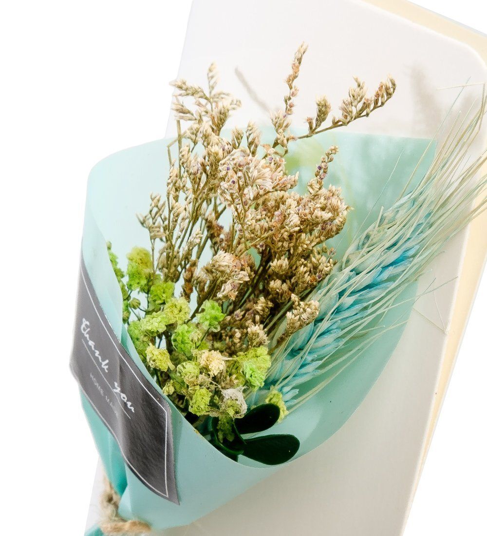 DF-93 Открытка с букетом из сухоцветов в подарочкой коробке «Для тебя» - Вариант A