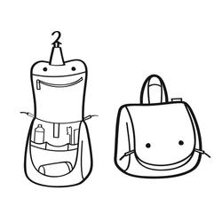 Органайзер детский toiletbag s circus red
