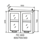 Лофт Дуб цикорий ПС 800