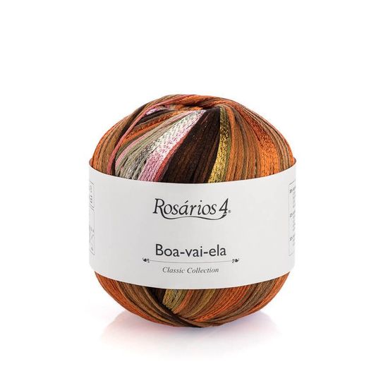 Пряжа ROSARIOS 4 Boa-Vai-Ela (38% хлопок, 32% акрил, 30% вискоза)