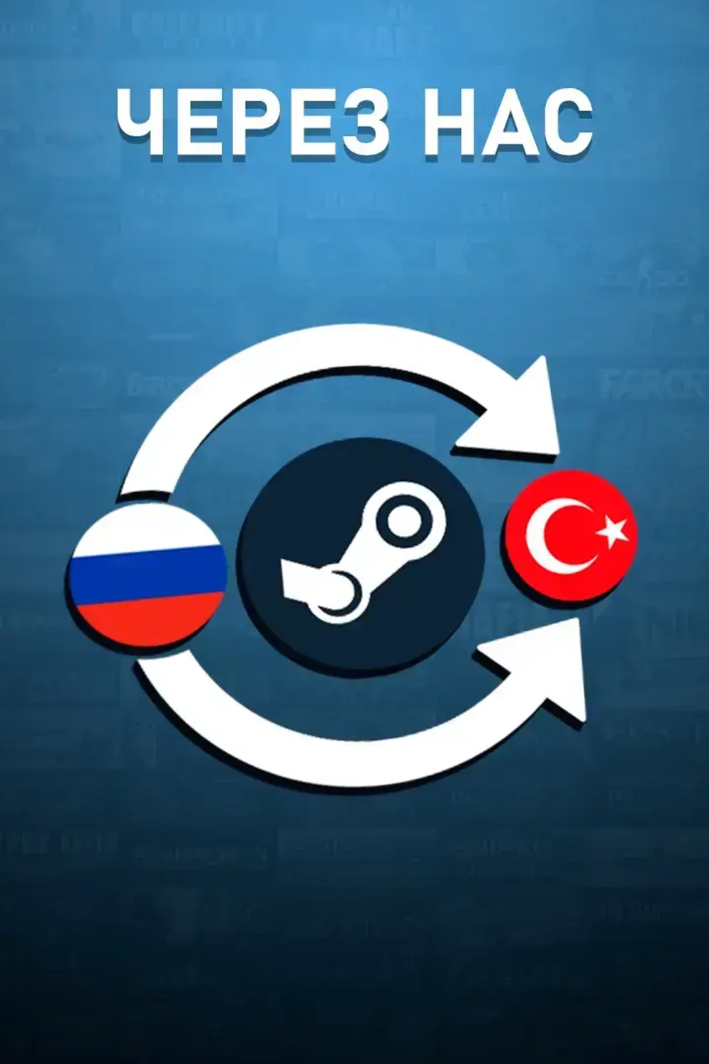 Смена региона на Турцию (Steam)