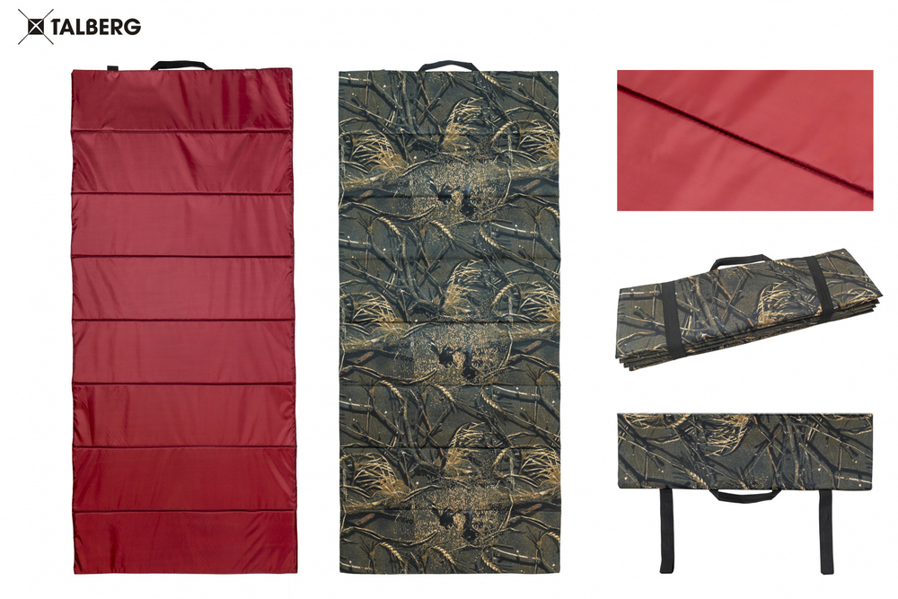 FOLDING CAMO MAT XL Коврик складной (190х100х1, камуфляж)