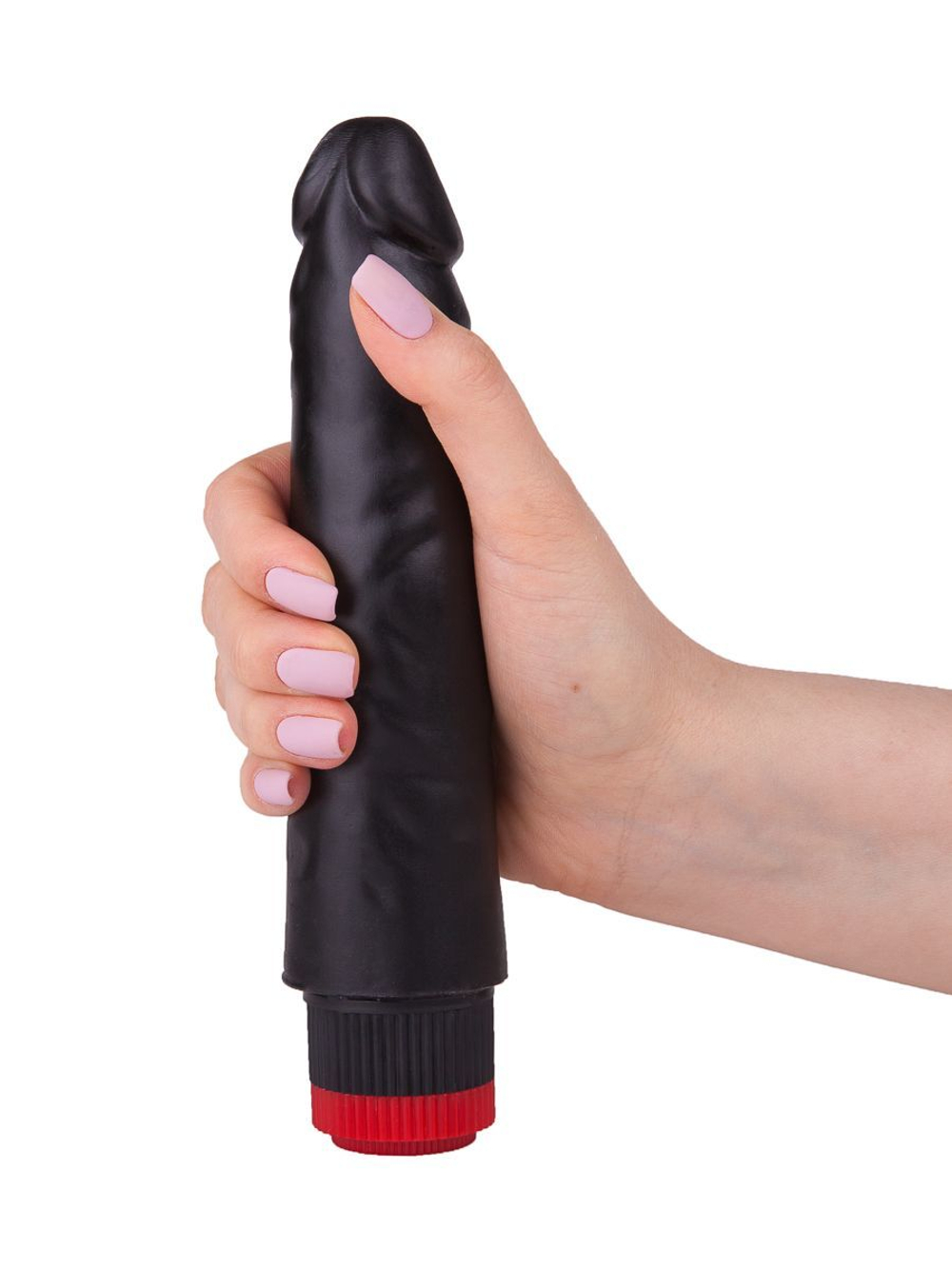 Реалистичный вибратор LOVETOY 16,5 см – чёрный, вибрация
