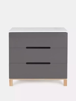 Комод пеленальный Rant Indy 80/3 Moon Grey