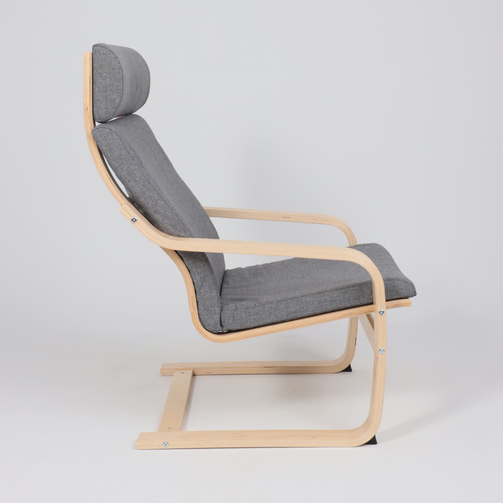 Кресло для отдыха RELAX, ткань, серый QS-9
