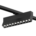 DK6646-BK Поворотный однофазный трековый светильник EDDER со светодиодом L271mm 220V 20W 30° 4000K IP20 черный алюминий