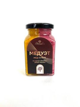 Медуэт Янтарная облепиха/Дикая черника, 340 г