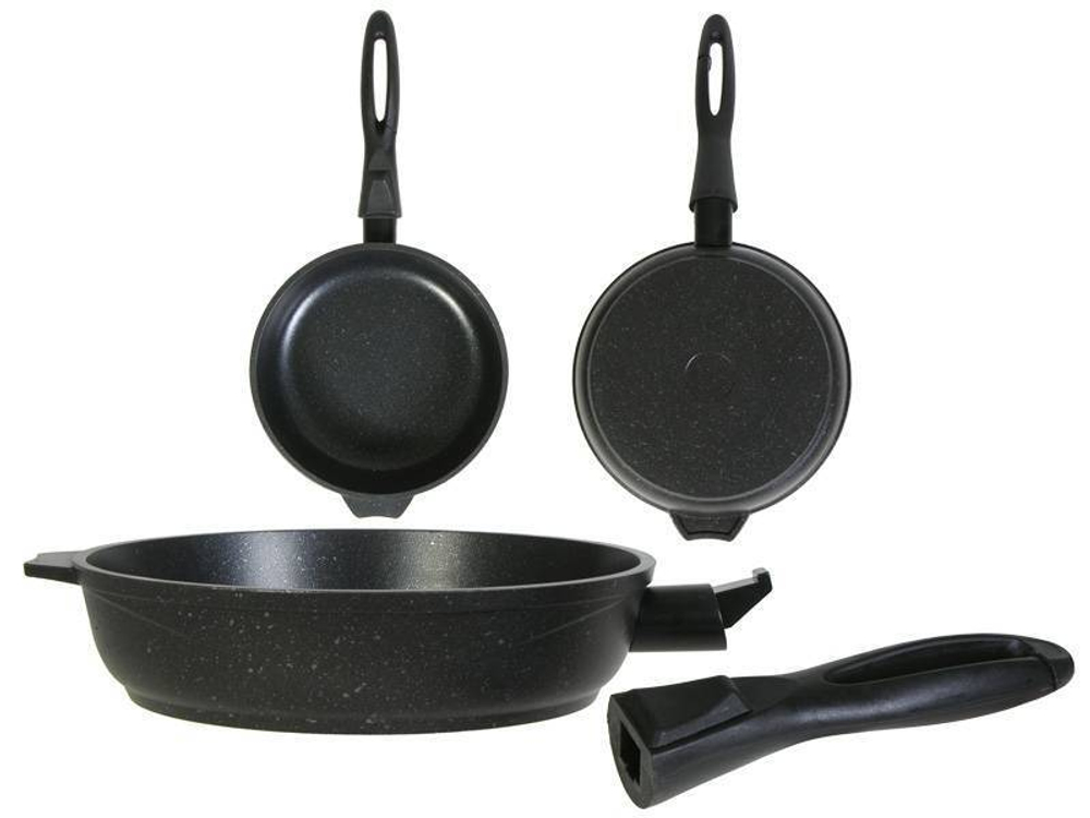 Сковорода 26см Гранит star со съемной ручкой