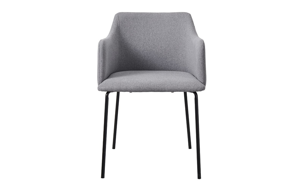 Стул C-961 серый/матовый черный