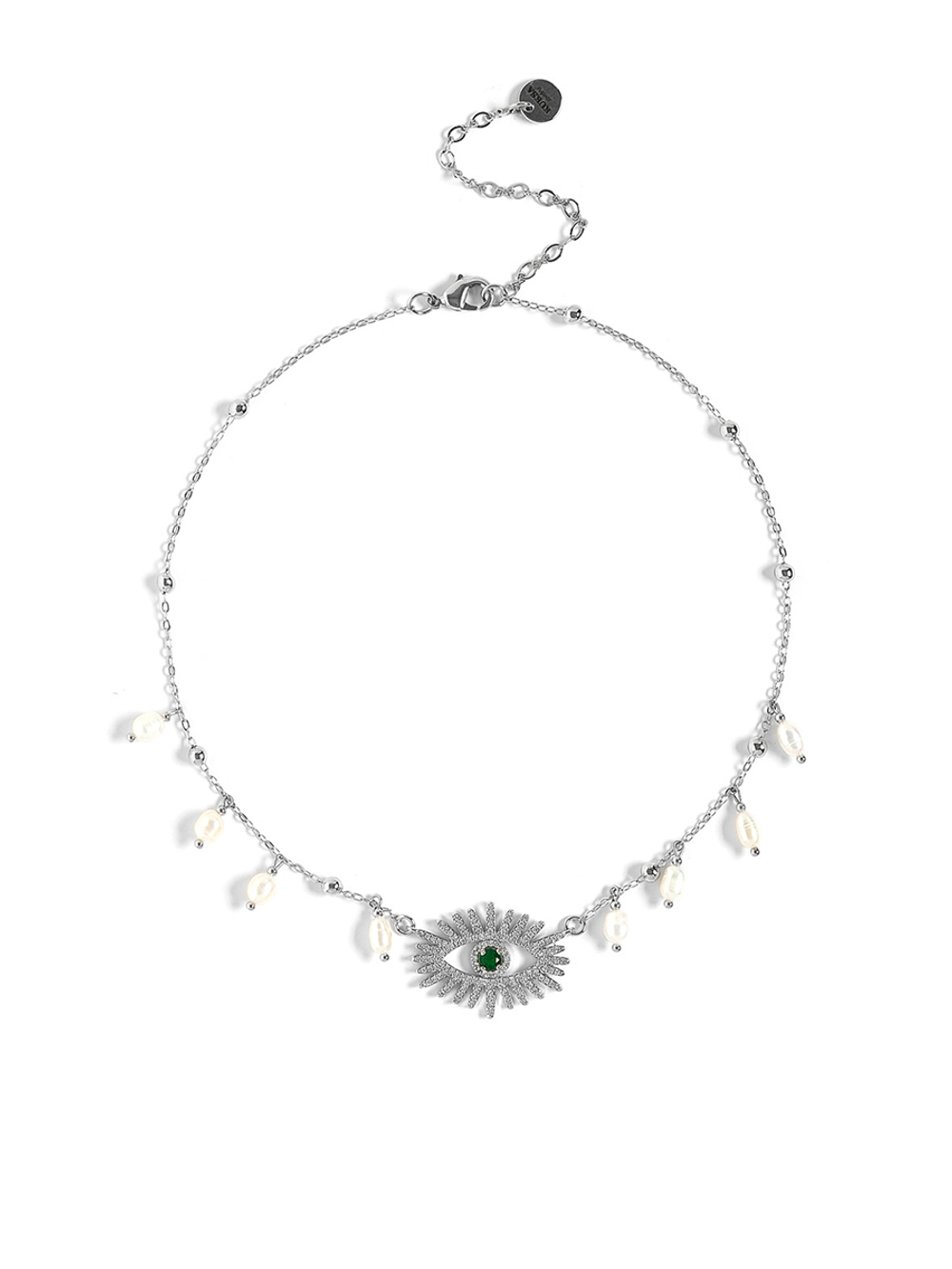 Чокер "Pearl Green Eye"