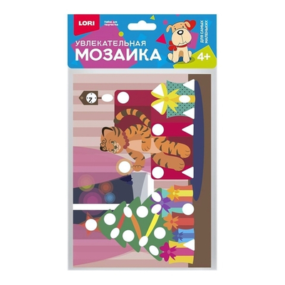 Увлекательная мозаика (набор малый) "С Новым годом!" (Lori)