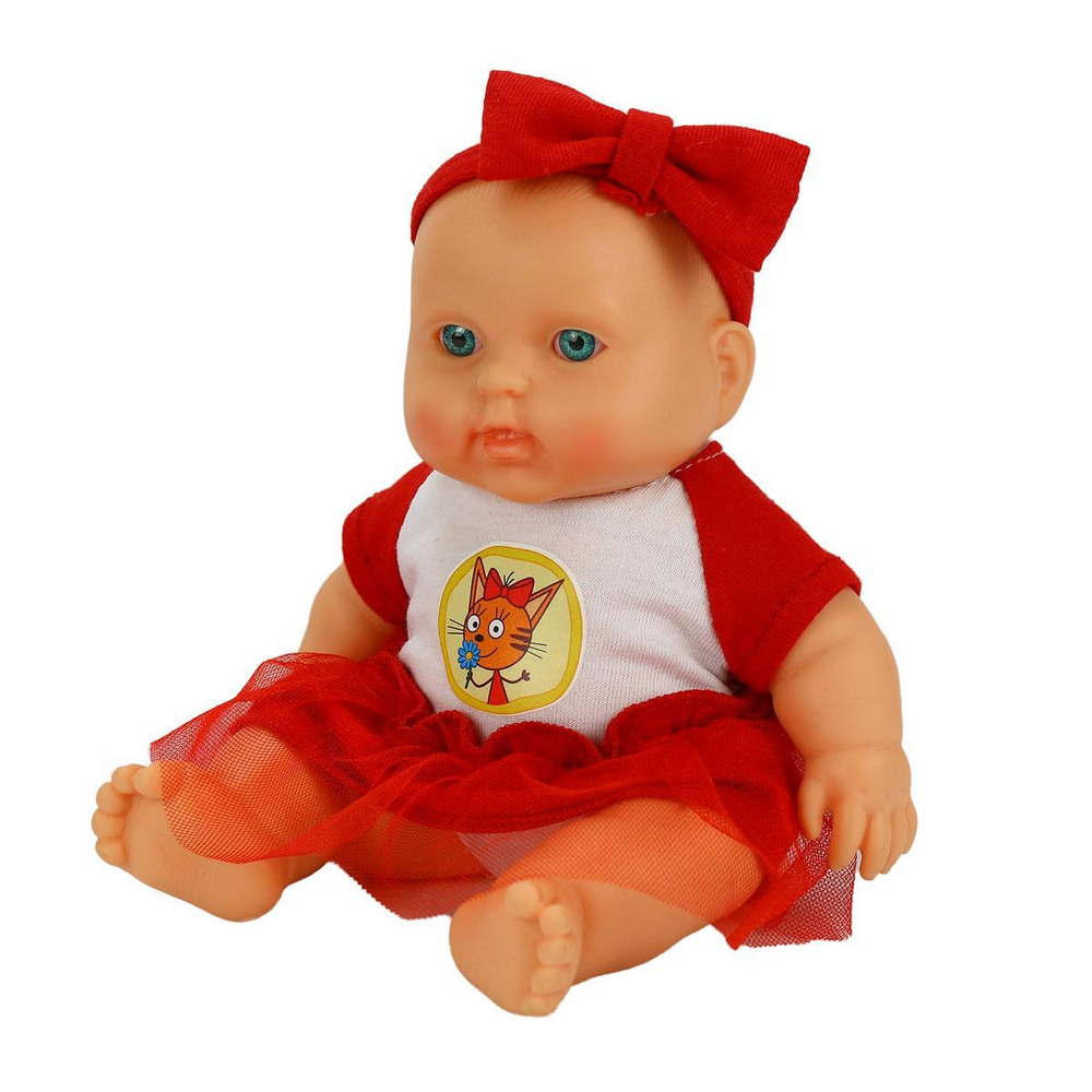 Пупс Малыш 1 в одежде Три кота 20см. (Весна)