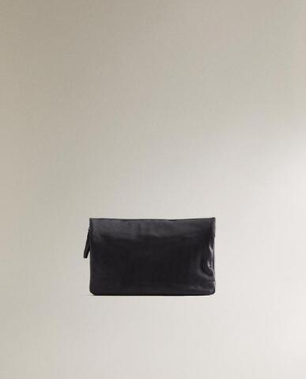 ZARA HOME САТИНОВАЯ КОСМЕТИЧКА ДЛЯ ПРЕДМЕТОВ, ТЕМНО-СИНИЙ