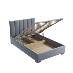 Кровать двуспальная, 120х200 Беатрис серый