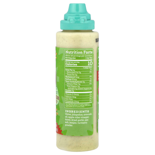 Siete, Botana, соус, сливочный халапеньо, неострый, 241 г (8,5 унции)