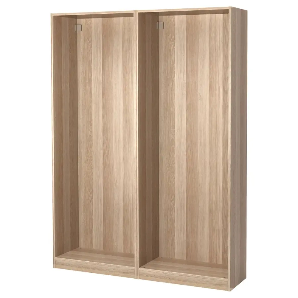2 каркаса гардероба - PAX IKEA/ ПАКС ИКЕА, 200x35x201 см, бежевый
