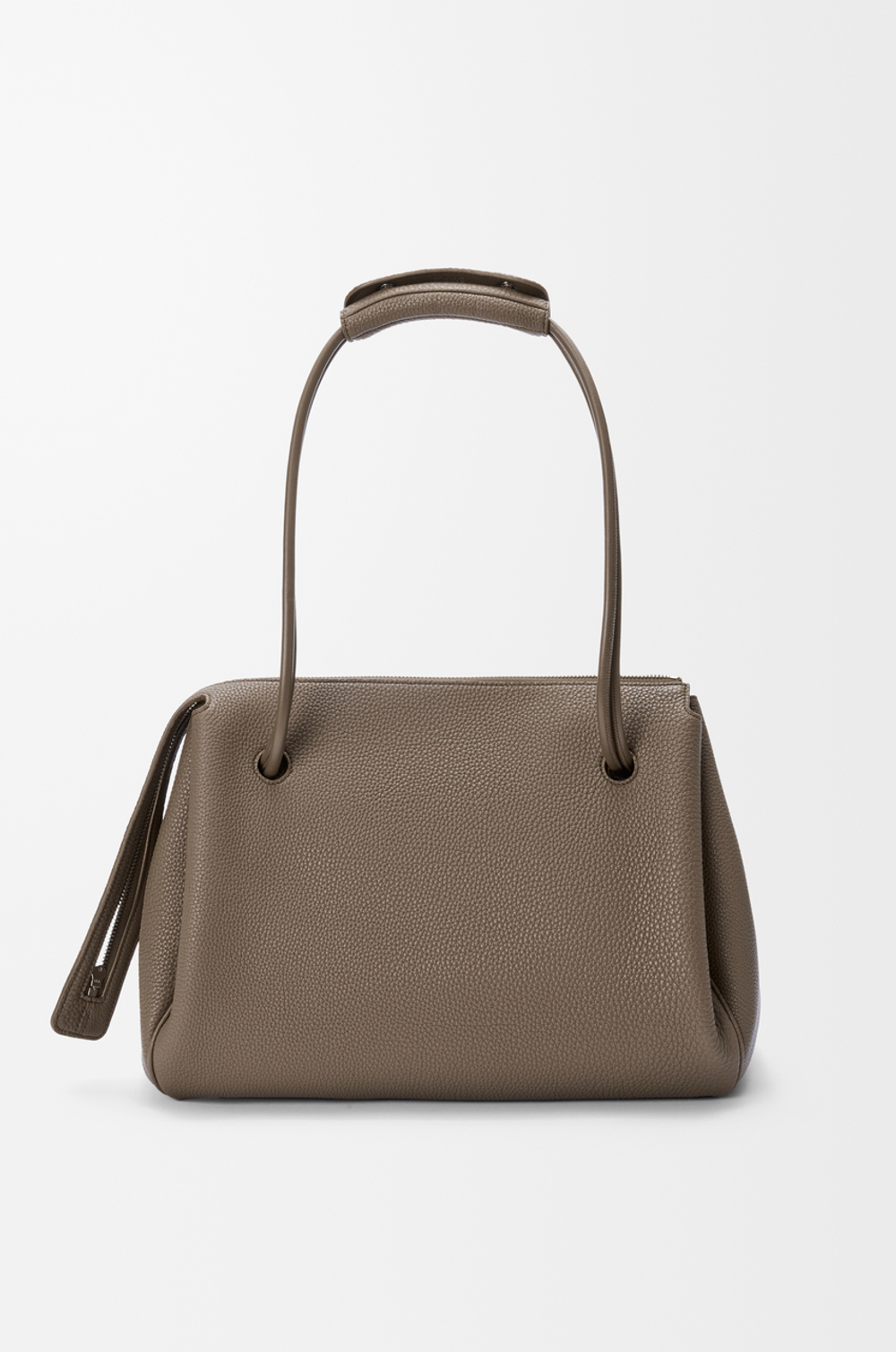 Loewe Большая сумка Madrid из мягкой зернистой телячьей кожи, серо-коричневый