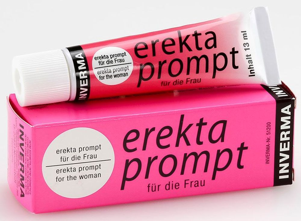 Возбуждающий женский крем Erekta Prompt - 13 мл. Возбуждающий женский крем Erekta Prompt - 13 мл.