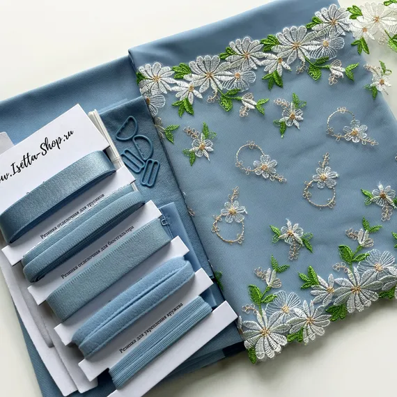 Набор Isetta max, голубой/ромашки