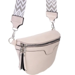 Сумка женская через плечо «ИМАНИ», цвет молочный, три кармана, 24*19*7*5см (лейбл Ultramarine)