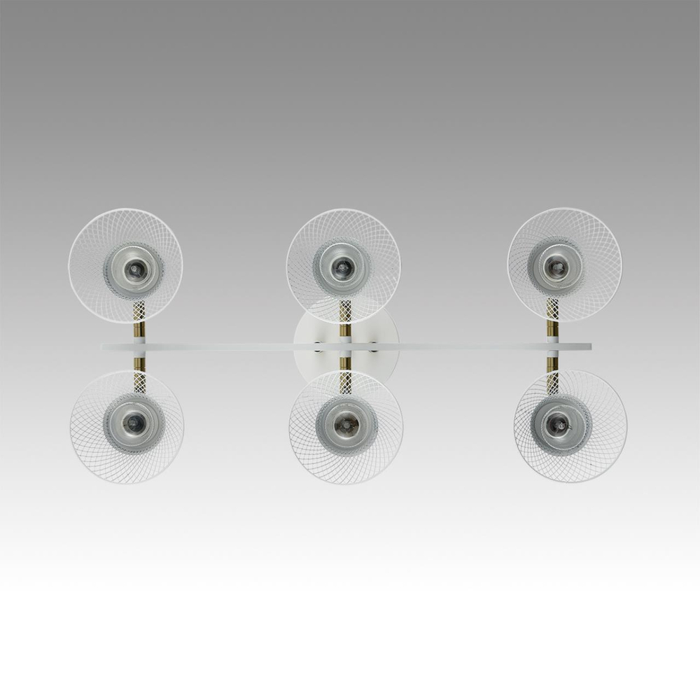 8045/6C MODERNI LN25 186 белый, латунь/белый металл/металл Люстра потолочная Е14 6*40W 220V ANRIYA