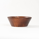 Деревянная глубокая тарелка из сибирского кедра 14см.T189