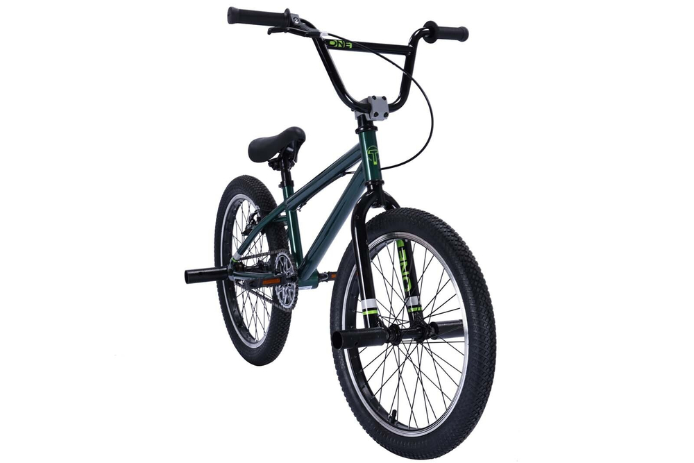 Велосипед BMX Tech Team Step One зеленый 18,7"х20" 2024