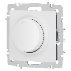 Светорегулятор Intro Accent 6-401-01М поворотный, 600Вт 230В, IP20, СУ, белый матовый | Intro