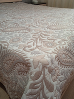 Покрывало жаккардовое двухстороннее Нежность 191-18 беж,серый 1,5 (150х200)