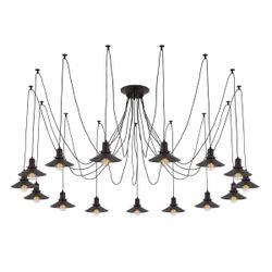 Citilux Эдисон CL451152 Люстра паук Венге