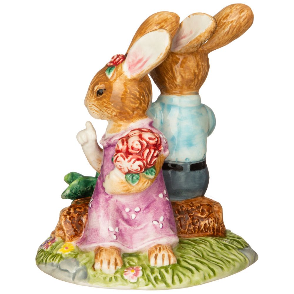 ФИГУРКА "КРОЛИКИ" 11*10*12СМ (КОР=24ШТ.)