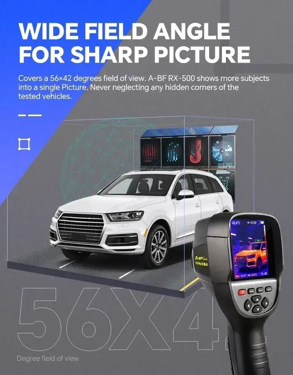 Тепловизор промышленный RX-500/измеритель температуры/инфракрасный