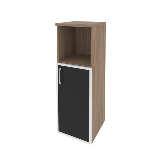 Оникс Шкаф средний узкий правый O.SU-2.2 R (R) black  400*420*1207