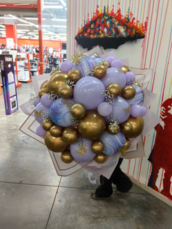 Вау букет в сиреневой гамме, размер XL