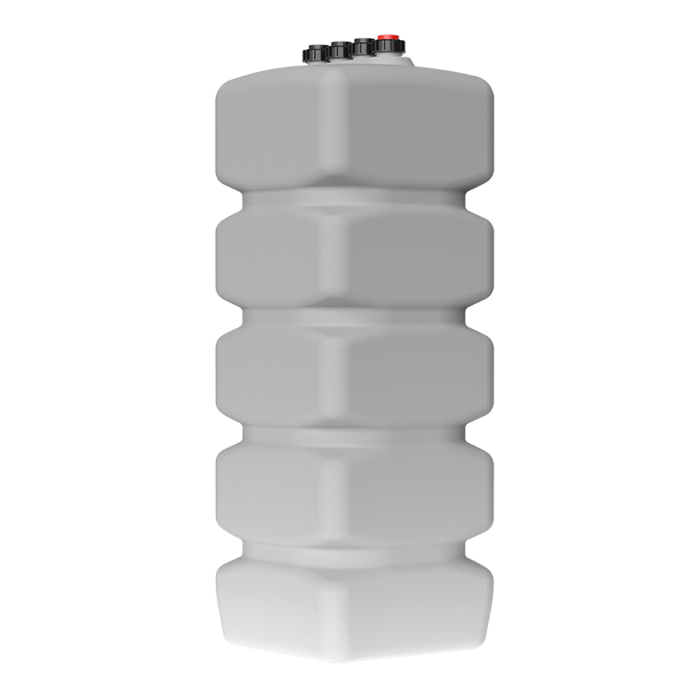 Емкость для топлива Акватек Quadro f - 1000 B 1000 л. вертикальный (75x75x215см;белый) - арт.556017.1
