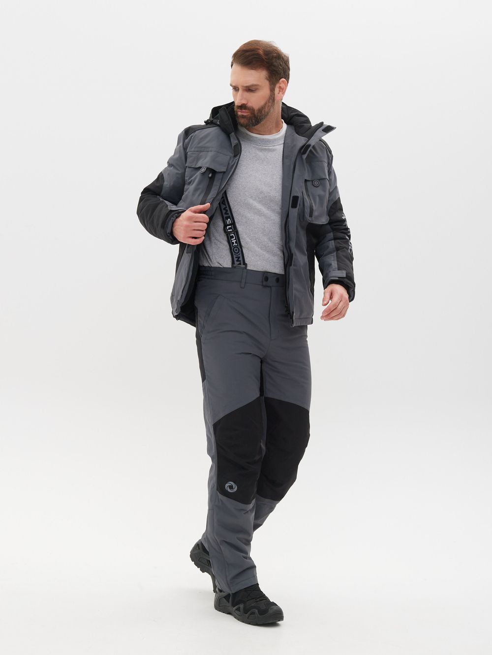 Костюм демисезонный Торнадо -15 ткань Breathable цвет Серый