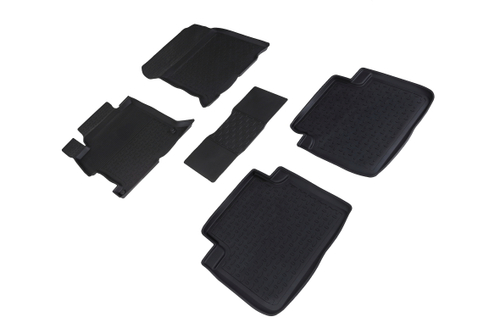 Резиновые коврики с высоким бортом для Honda Accord IX 2012-2018, Seintex.84849